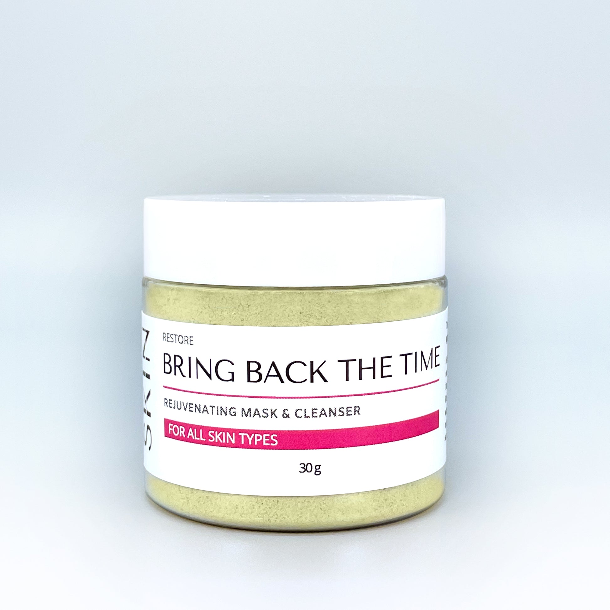 bring back the time rejuvenating mask & cleanser 30g jar